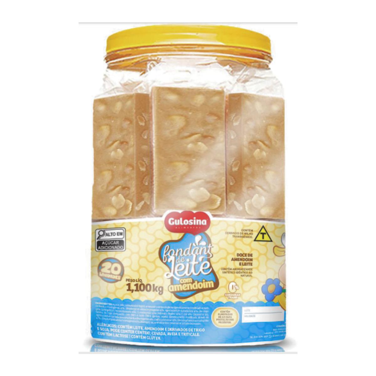 11620 - GULOSINA POTAO FONDANT DE LEITE C/AME 1.100KG 1X20X55GR
