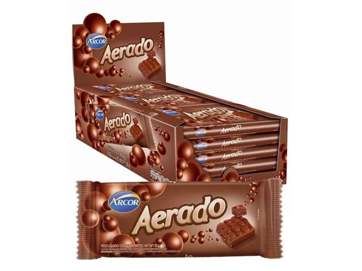 7126-CHOC. ARCOR AERADO AO LEITE 1X15X30GR