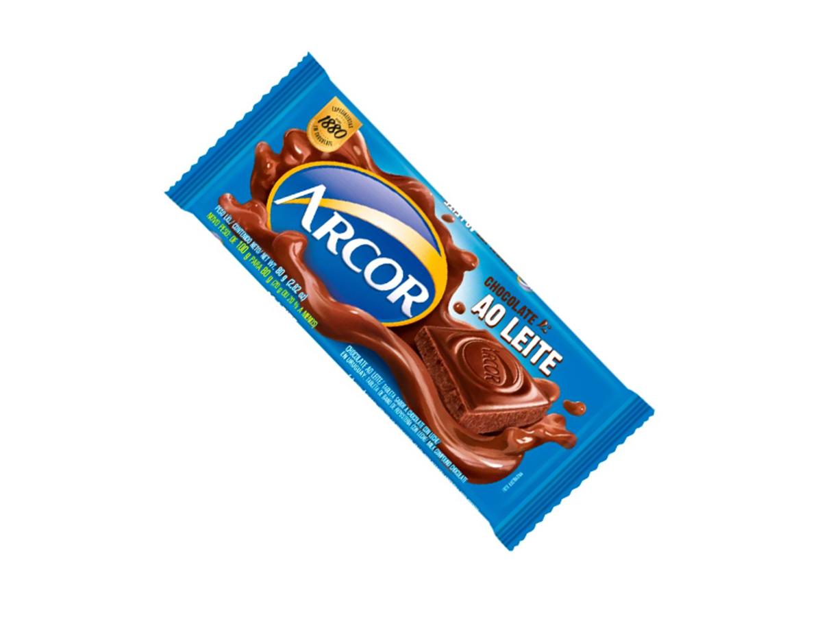 10360-TABLETE ARCOR CHOC. AO LEITE 80GR 1X80GR
