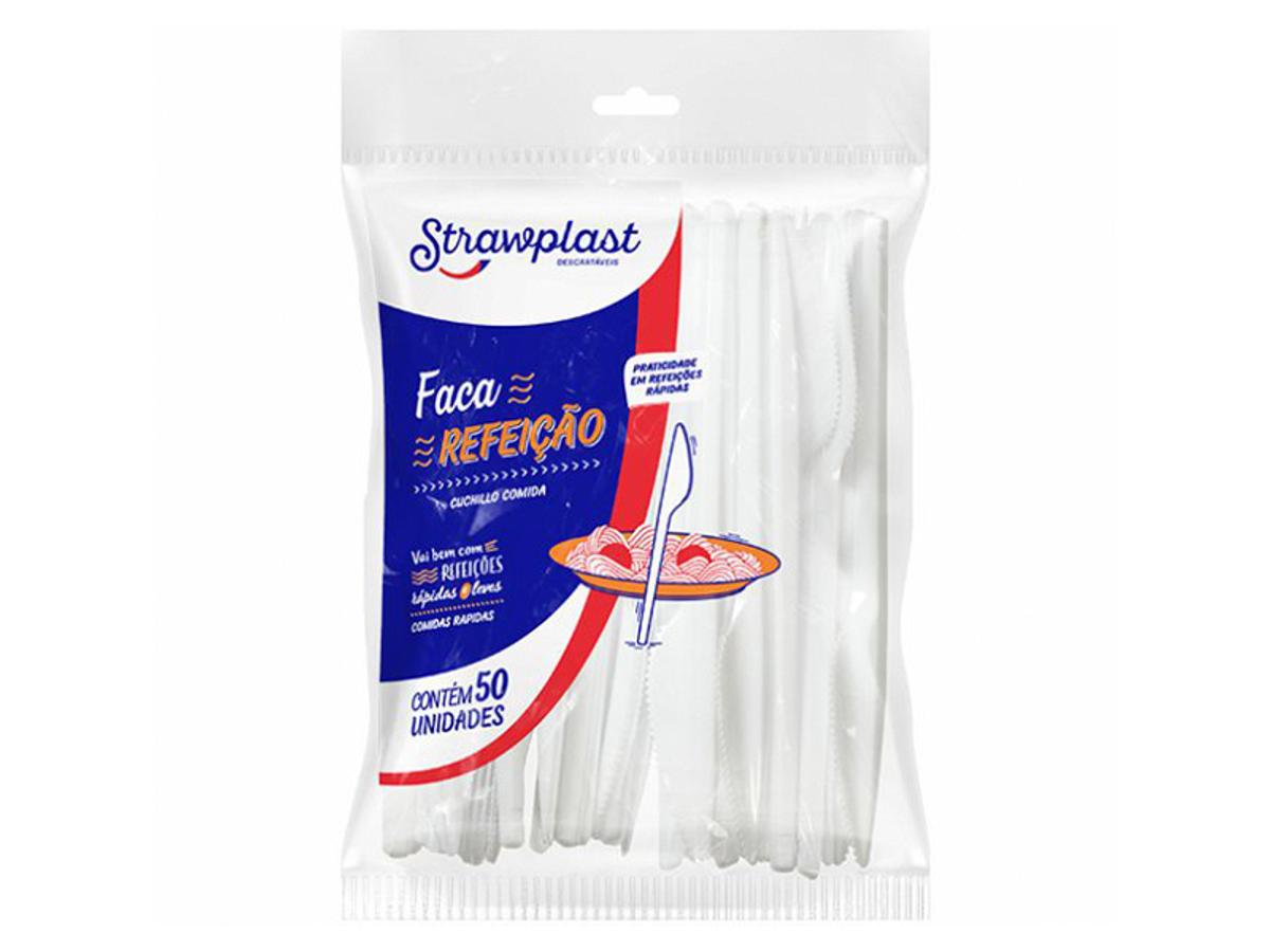 8859-FACA REFEIÇÃO BRANCA LEVE GRANDE 1X50UN