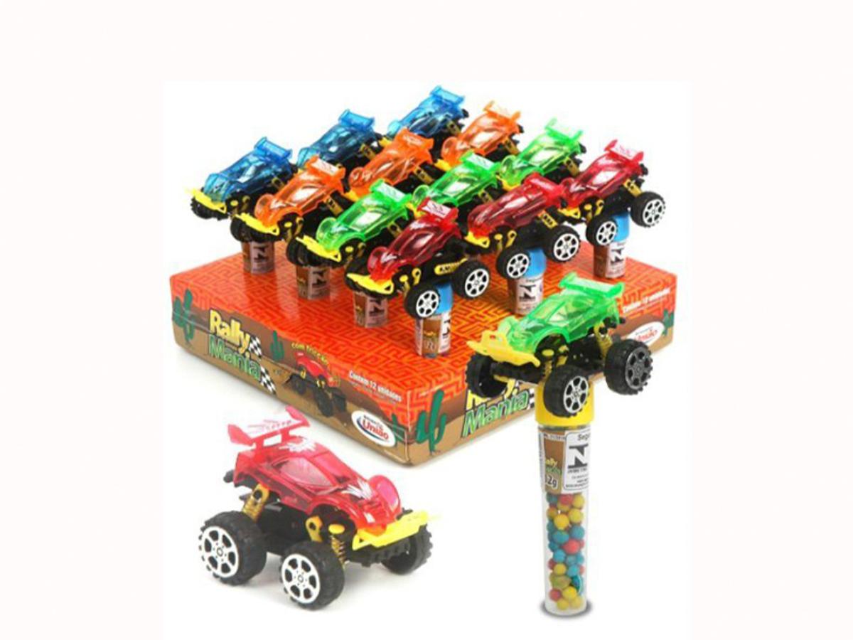 7088-FRUTINHA MANIA BRINQ. RALLY COM FRICÇÃO 1X12UN