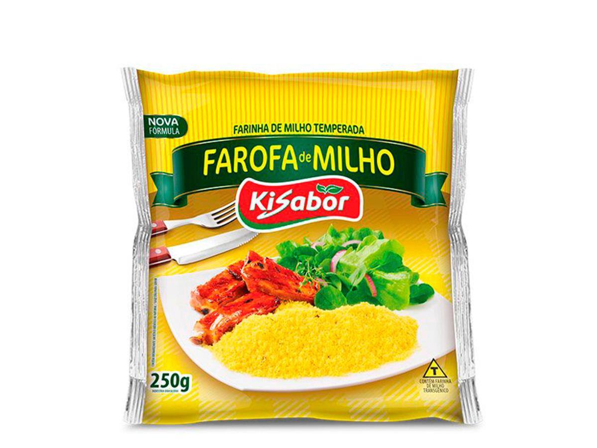 10395-KISABOR FAROFA DE MILHO 250GR 1X250GR