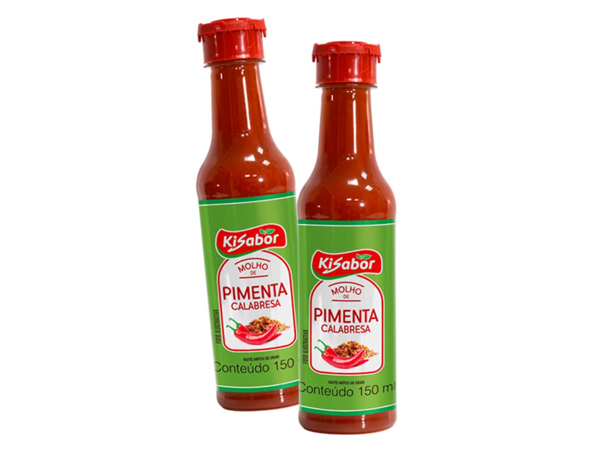 10545 - KISABOR MOLHO PIMENTA CALABRESA 150ML 1X150ML