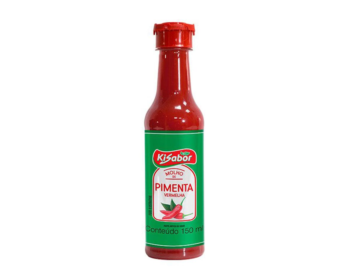 10197-KISABOR MOLHO PIMENTA VERMELHA 150ML 1X150ML