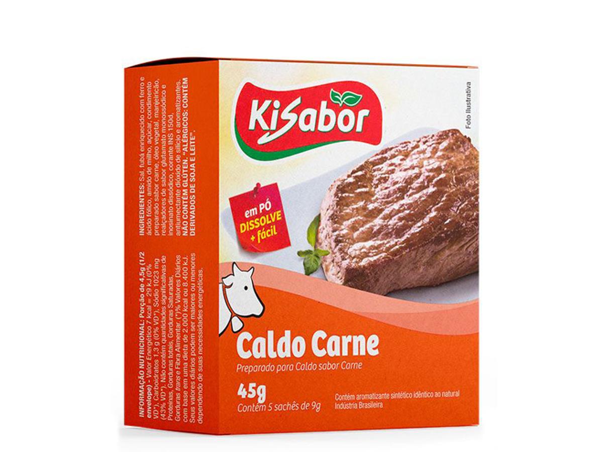 10213-KISABOR CALDO CARNE EM PO 45GR 1X45GR