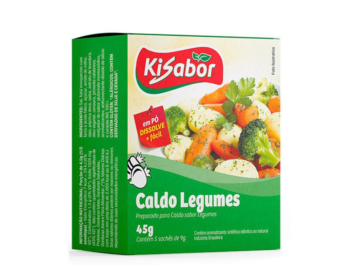 10214-KISABOR CALDO LEGUMES EM PO 45GR 1X45GR