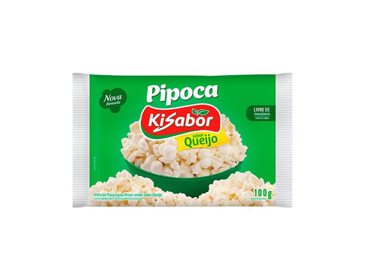 10189-KISABOR PIPOCA MICROONDAS QUEIJO 100GR 1X100GR