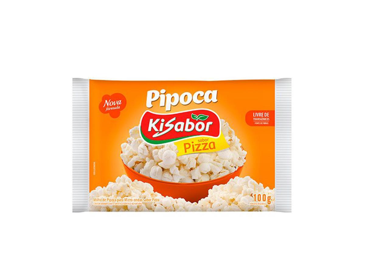 10190-KISABOR PIPOCA MICROONDAS PIZZA 100GR 1X100GR