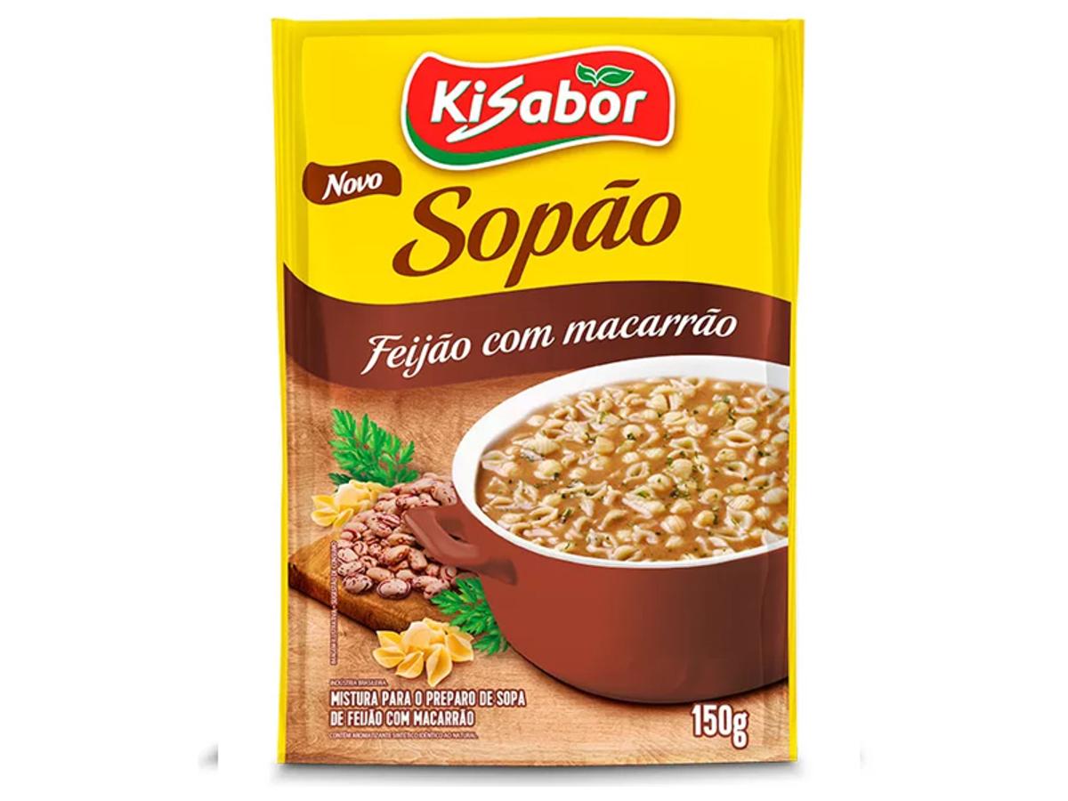 10401-KISABOR SOPAO DE FEIJAO COM MACARRAO 150GR 1X150GR