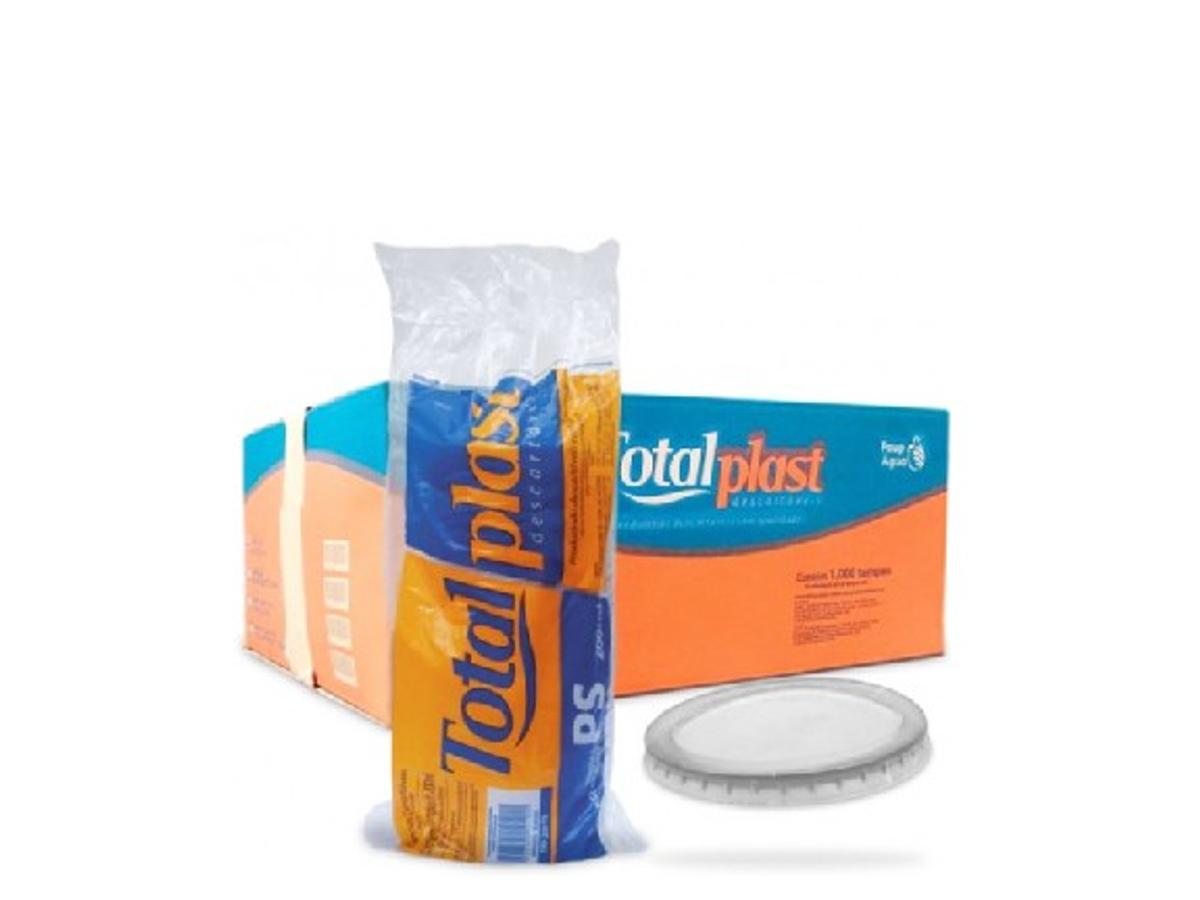 9668-TOTAL PLAST TAMPA COPO TERMICO 180ML 1X100UN