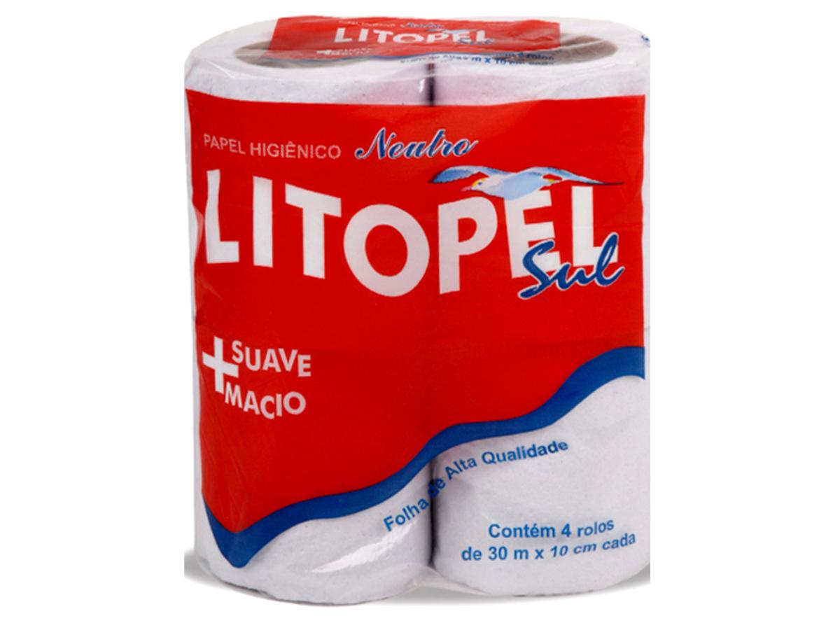 8050-PAPEL HIG. LITOPEL BRANCO NEUTRO 1X4X30MT