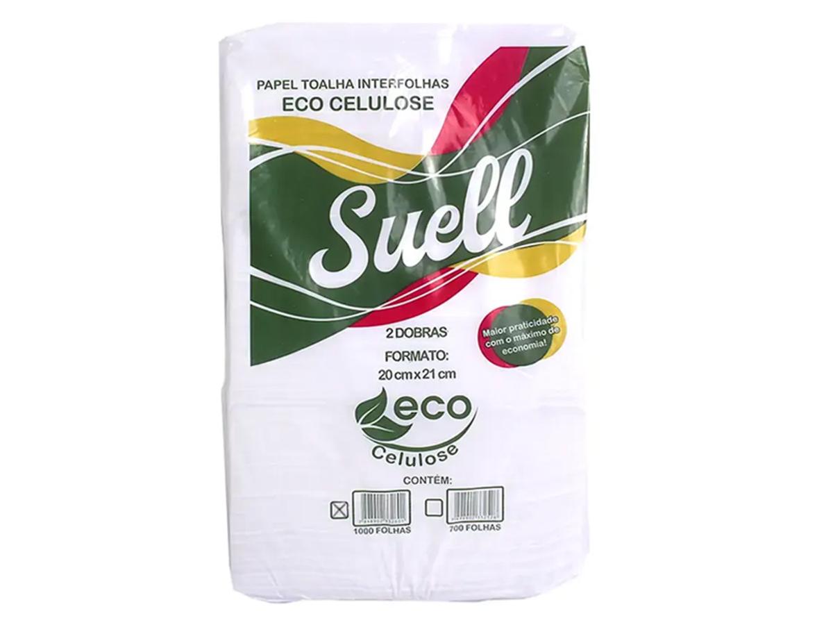 10939 - PAPEL TOALHA INTERFOLHA SUELL ECO 20X21 1X1000FL.