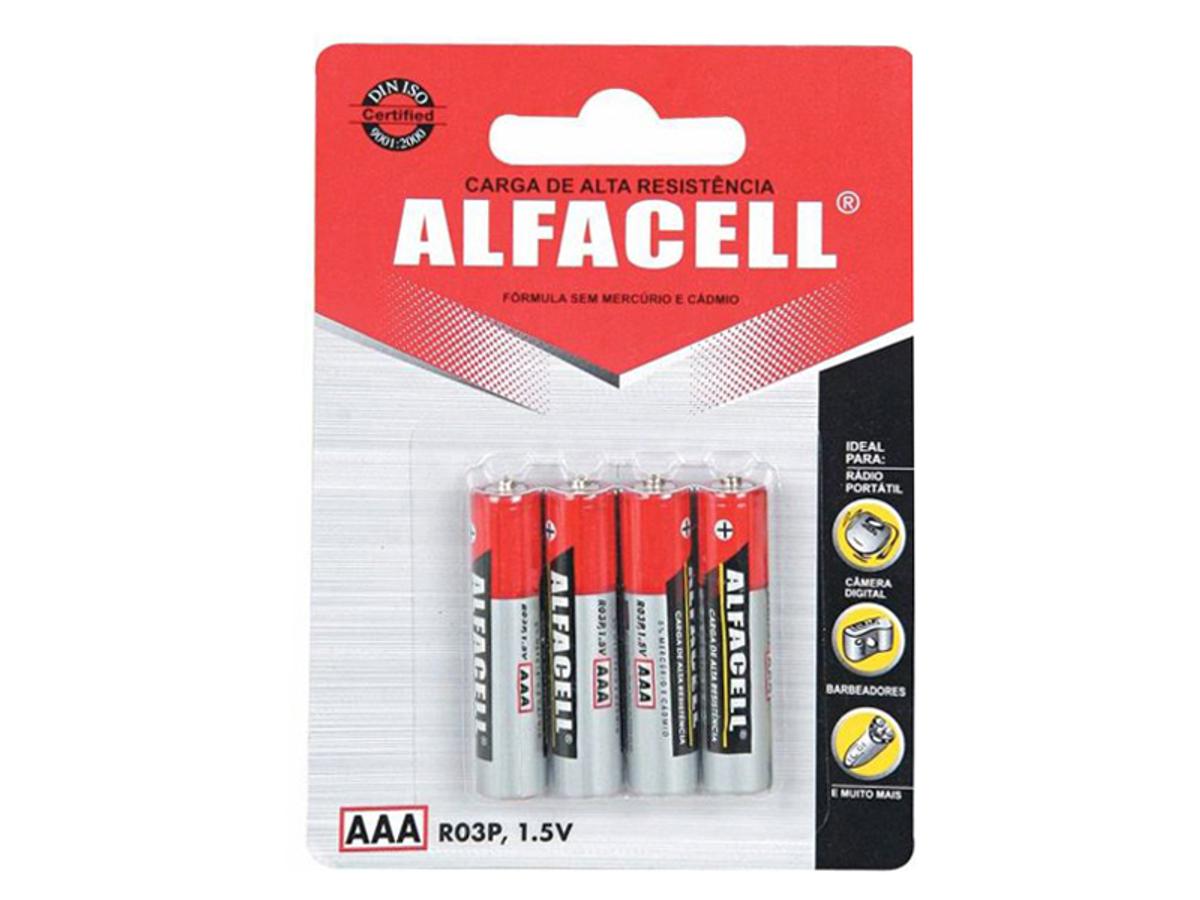 8955-PILHA ALFACELL COMUM PALITO AAA CARTELA (VERM 1X12X04UN)
